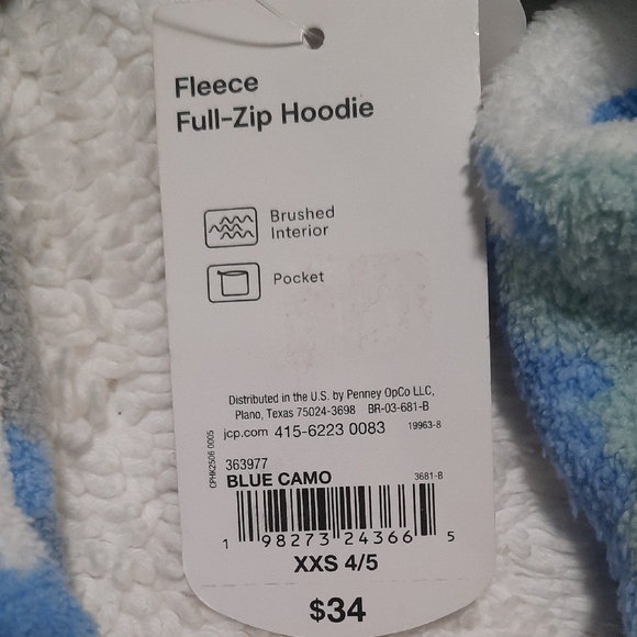 Blue Adventure Graphic Hoodie and Camouflage Zip-Up Bundle - Picture 7 of 8